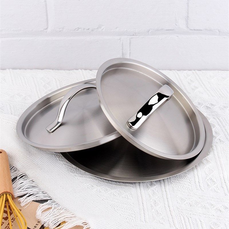 304不锈钢纯色锅盖全钢钢盖加厚汤锅奶锅无气孔微鼓耐摔耐用家用,淘宝优惠券,粉丝福利购,淘宝优惠卷