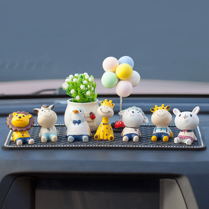 新款汽车摆件卡通动物车内饰品摆件装饰用品大全男女高档个性创意,淘宝优惠券,粉丝福利购,淘宝优惠卷
