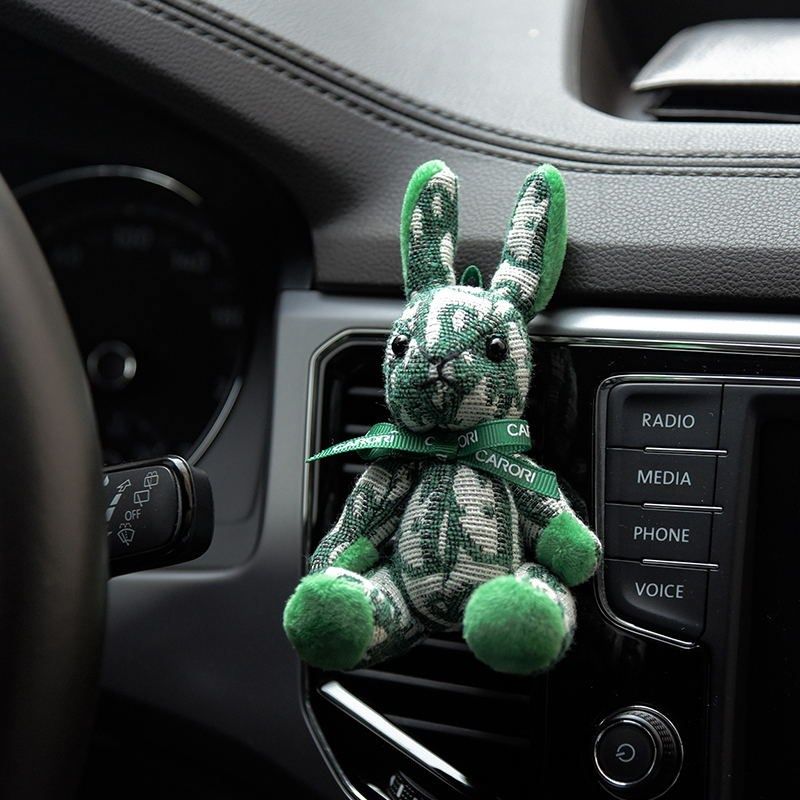 香百年香氛兔车载香薰挂件汽车出风口装饰车内香水女高级感饰品,淘宝优惠券,粉丝福利购,淘宝优惠卷