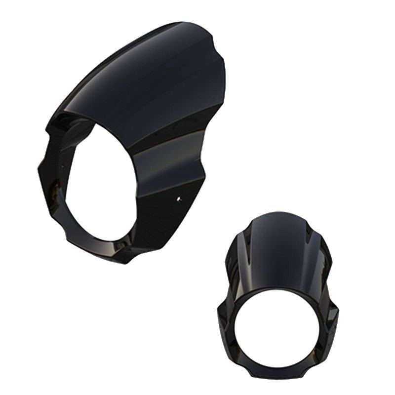 黑旗500改装异形大灯罩专用猪头罩导流罩车头装饰罩无损安装直上,淘宝优惠券,粉丝福利购,淘宝优惠卷