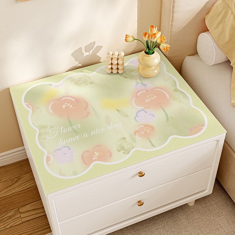 卧室床头柜盖布家用小清新皮革桌面保护垫防水防烫万能盖巾防尘罩,淘宝优惠券,粉丝福利购,淘宝优惠卷