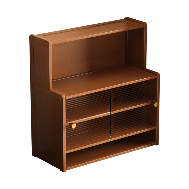 Desktop storage cabinet dust-proof storage rack cup storage rack kitchen tableware storage cabinet multi-functional dish organizer rack