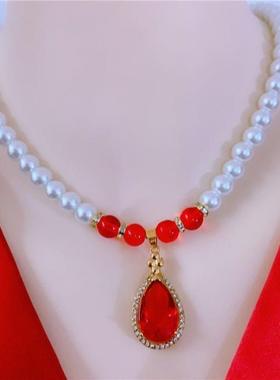 项链女妈妈韩版简约中老年母亲节锁骨链气质百搭保色