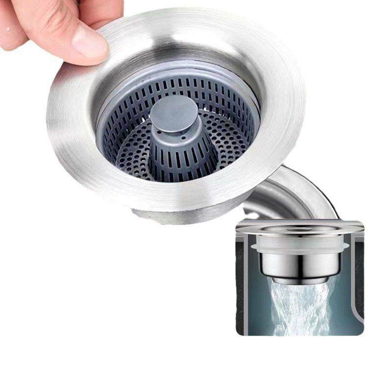 厨房水槽过滤网洗菜盆漏水塞洗碗池下水器塞子配件防臭弹跳芯神器,淘宝优惠券,粉丝福利购,淘宝优惠卷