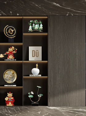 龙年新房新居开业新中式家居电视柜玄关摆件展示柜禅意桌面装饰品