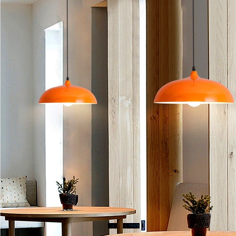 火锅店吊灯创意个性艺术橙色理发店复古工业风店铺商用餐厅灯具,淘宝优惠券,粉丝福利购,淘宝优惠卷