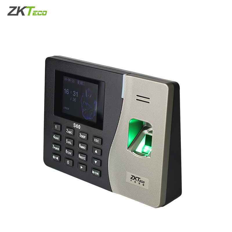 Entropy Technology zkteco Zhongkong Smart S60 Fingerprint Attendance Card Machine Fingerprint Check-In and Work Integrated