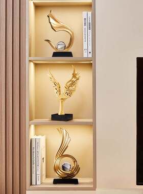 艺术高级感办公室摆件客厅玄关酒柜招财高端大气上档次创意装饰品