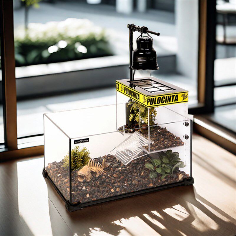 葆易马赫乌龟饲养缸桌面别墅生态缸带过滤造景爬晒台一体家用玻璃,淘宝优惠券,粉丝福利购,淘宝优惠卷