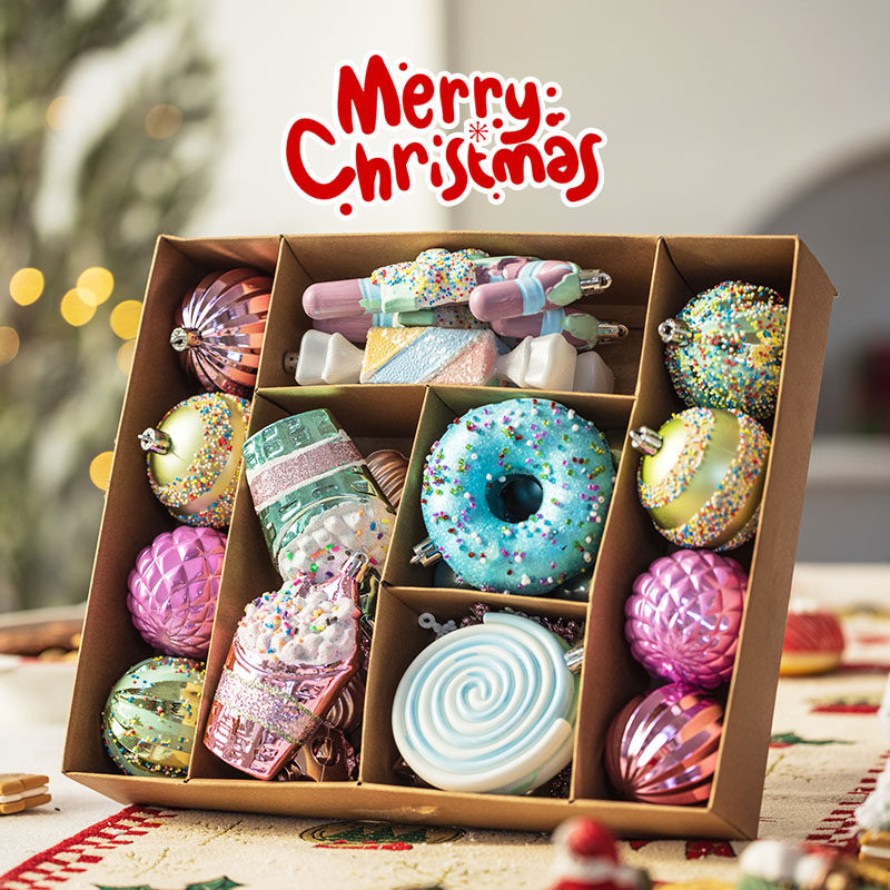 耶诞节装饰品压克力球塑料耶诞球挂饰耶诞树挂件摆件装扮场景布置,淘宝优惠券,粉丝福利购,淘宝优惠卷