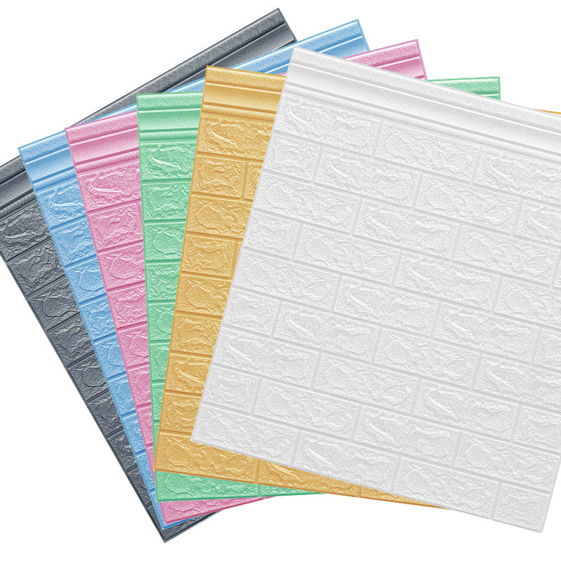 加厚3d立体墙贴自粘客厅餐厅墙纸砖纹腰线墙裙墙围防撞泡沫贴纸,淘宝优惠券,粉丝福利购,淘宝优惠卷