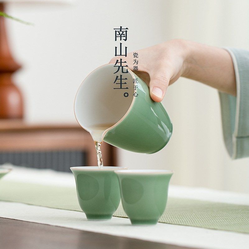 南山先生碧影公道杯大号陶瓷公杯家用高档分茶器功夫茶具零配匀杯,淘宝优惠券,粉丝福利购,淘宝优惠卷