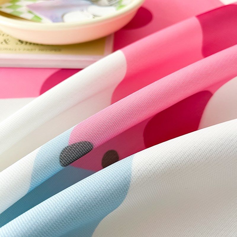 A类卡通大版花碳光冰丝席三件套宿舍可水洗折叠空调夏季2024新款,淘宝优惠券,粉丝福利购,淘宝优惠卷