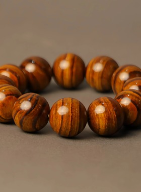 枫博士海南黄花梨山水纹手串