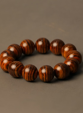 枫博士海南18mm黄花梨紫油手串
