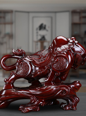 2021生肖牛年牛工艺品摆件家居客厅电视酒柜博古架装饰品招财摆设