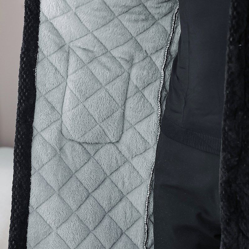 冬季保暖男士加绒加厚棉衣休闲大褂加长过膝罩衣工作服家居服棉服,淘宝优惠券,粉丝福利购,淘宝优惠卷