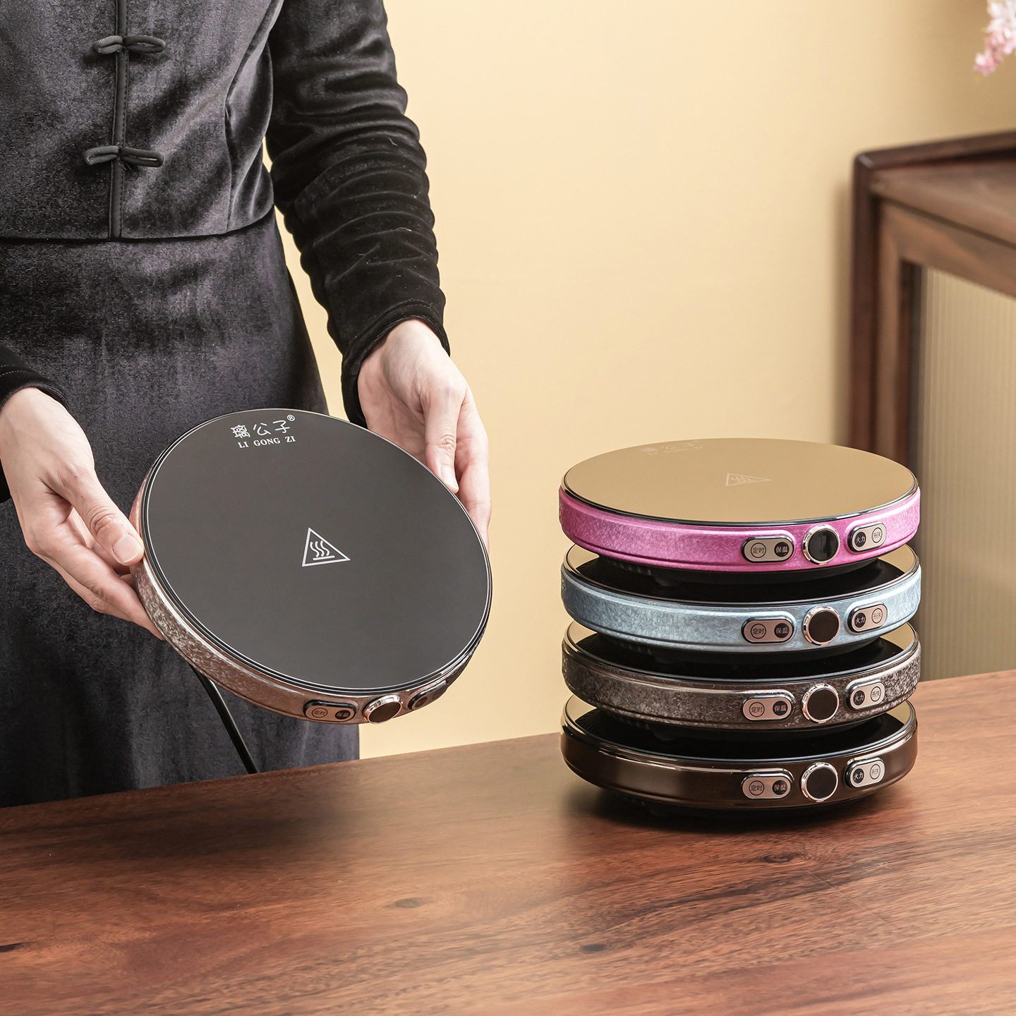 Glass electric ceramic tea stove set heat-resistant cooking