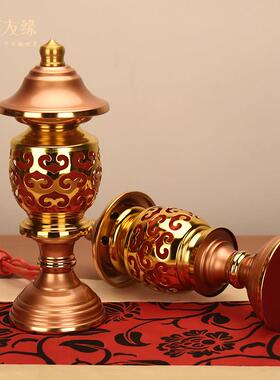 LED供佛莲花灯家用供奉插电财神灯神社灯佛堂佛前供灯长明灯一对