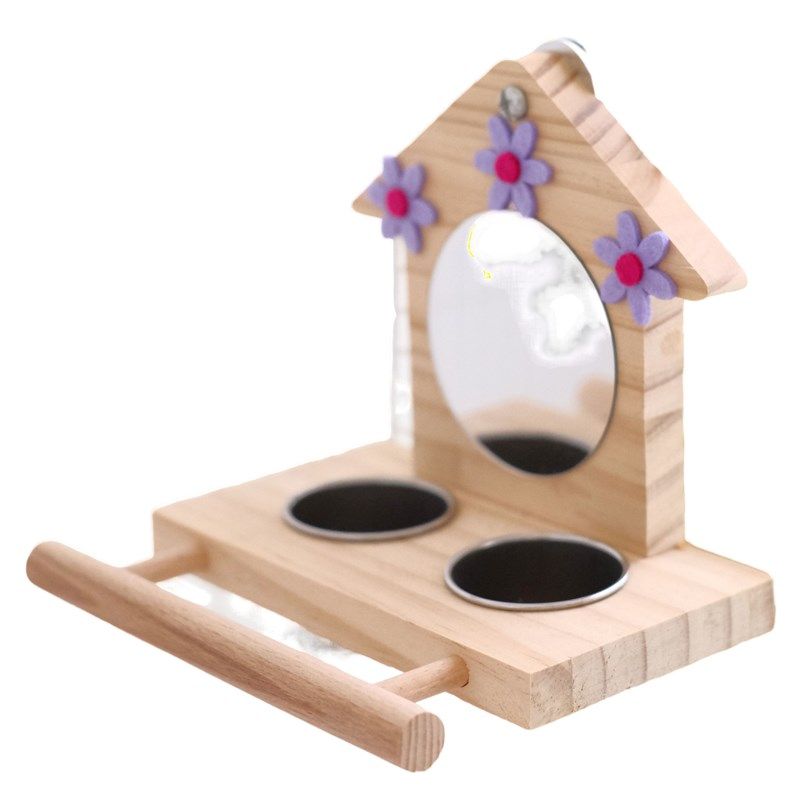 鹦鹉镜子食盒食盆防撒防溅鸟笼内挂牡丹玄凤虎皮专用站架解闷玩具,淘宝优惠券,粉丝福利购,淘宝优惠卷