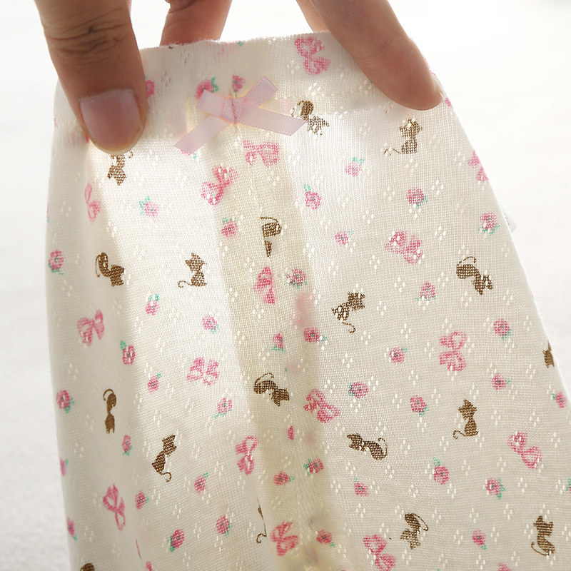 女童五分短裤纯棉网眼薄款五分裤女宝宝居家打底睡裤过膝空调裤夏,淘宝优惠券,粉丝福利购,淘宝优惠卷