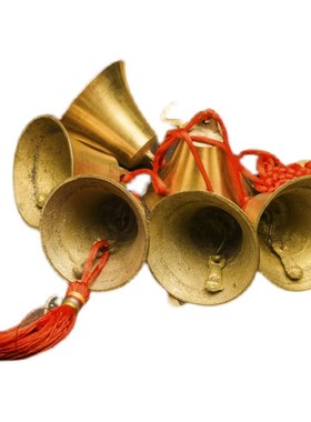 铜铃铛风铃挂饰铃铛挂件铜钟门饰摆件挂门家居装饰摆设