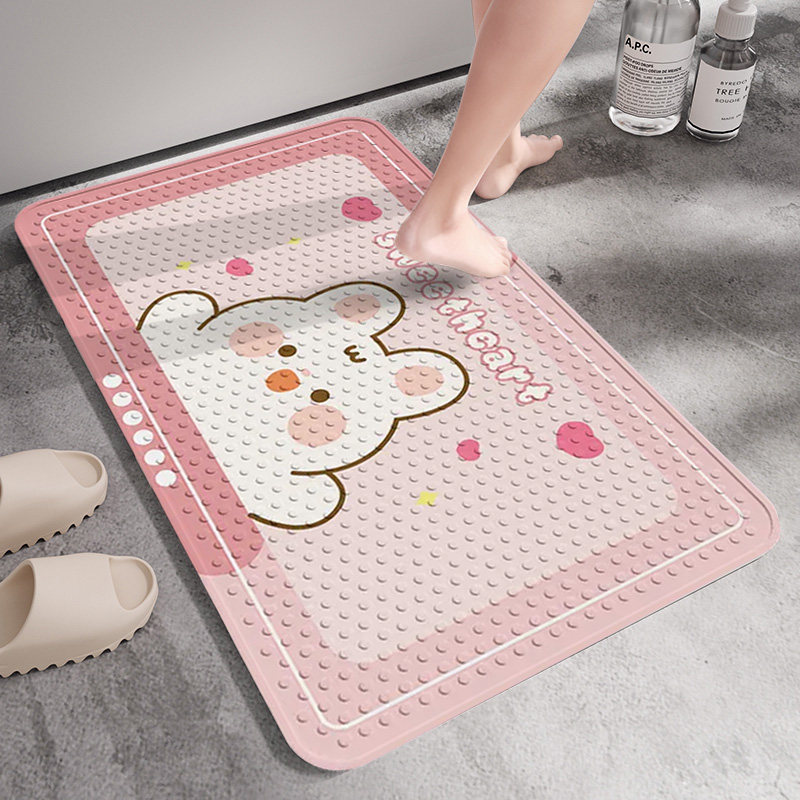 浴室防滑垫淋浴房儿童洗澡踩脚垫厕所防水防摔垫子可爱卫生间地垫,淘宝优惠券,粉丝福利购,淘宝优惠卷