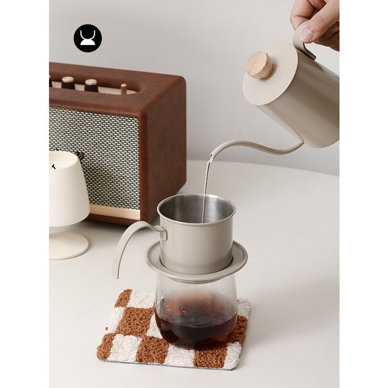 尤本家居 越南滴漏壶不锈钢手冲咖啡过滤器免滤纸滤网漏斗咖啡壶,淘宝优惠券,粉丝福利购,淘宝优惠卷