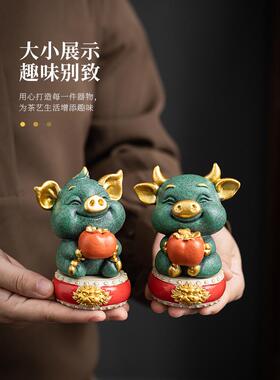 金山堂中国风招财桌面装饰摆件风水蛇新年生日新年礼物中国特色客