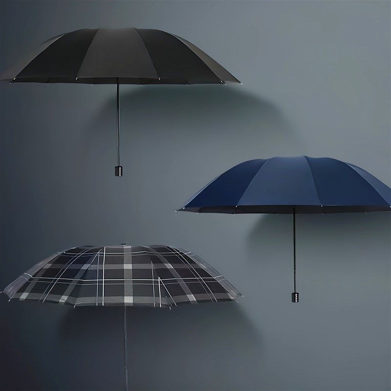 手动大号家用雨伞晴雨两用男女士加大加厚加固反向折叠双人黑胶伞,淘宝优惠券,粉丝福利购,淘宝优惠卷