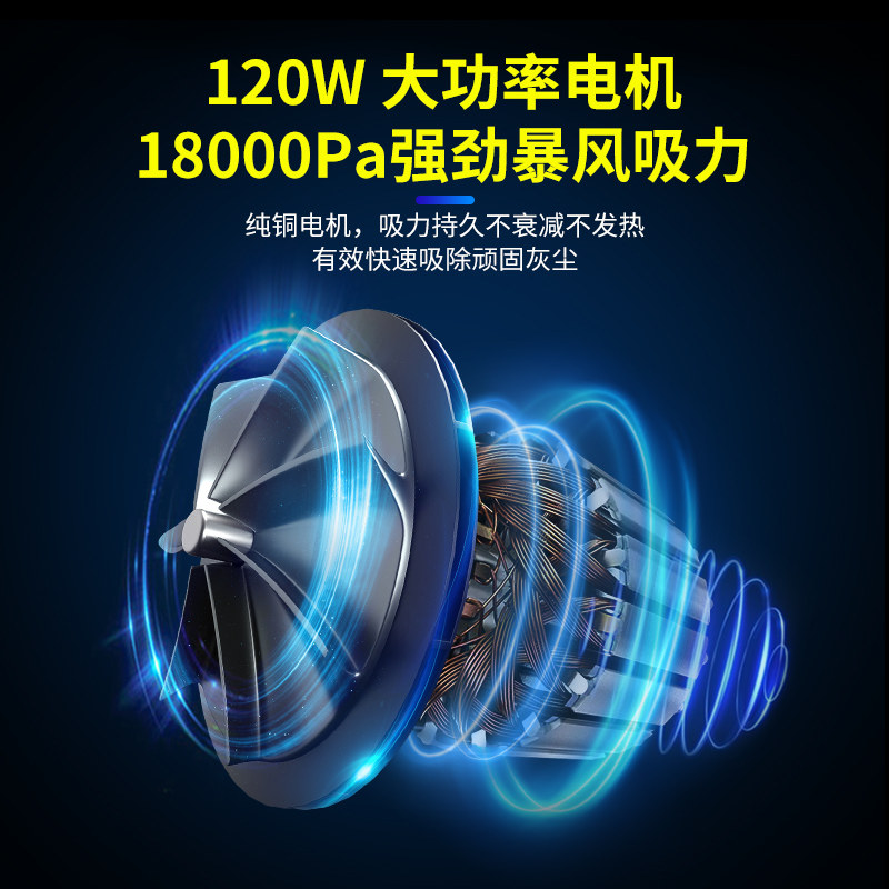 无线车载吸尘器加充气泵一体机两用汽车用四合一大吸力充电打气泵,淘宝优惠券,粉丝福利购,淘宝优惠卷