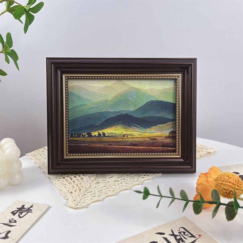 巨人山招财油画桌面摆件客厅背景墙装饰画靠山挂画卧室办公室壁画,淘宝优惠券,粉丝福利购,淘宝优惠卷