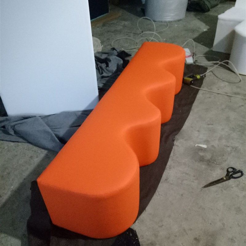 定制早教中心沙发培训中心异型沙发长条凳家长等候休息区沙发长凳,淘宝优惠券,粉丝福利购,淘宝优惠卷