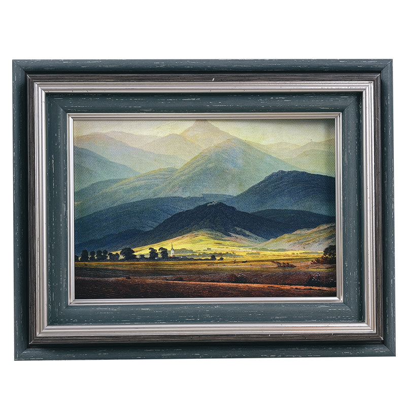 巨人山招财油画桌面摆件客厅背景墙装饰画靠山挂画卧室办公室壁画,淘宝优惠券,粉丝福利购,淘宝优惠卷