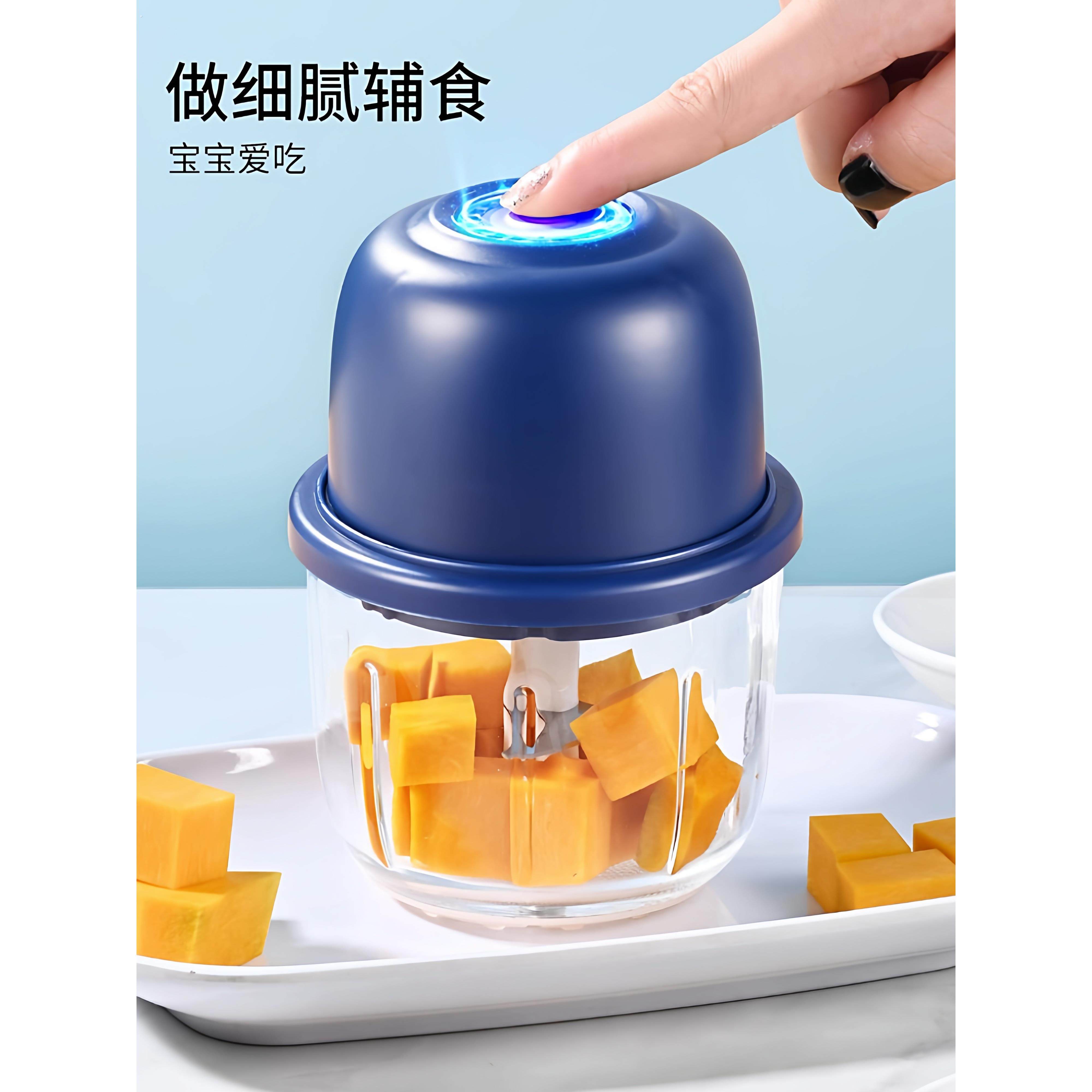 电动蒜泥神器捣蒜器绞肉机家用全自动多功能小型婴儿辅食料理机,淘宝优惠券,粉丝福利购,淘宝优惠卷