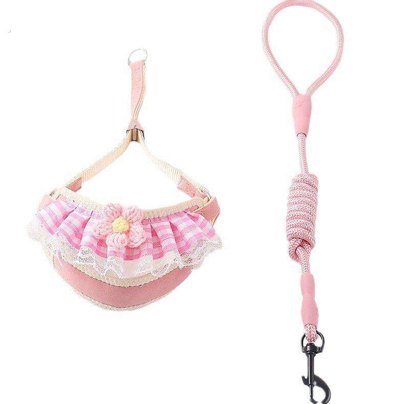 猫咪牵引绳宠物胸背带狗狗遛狗绳防咬断背带式小狗绳小型狗可爱猫,淘宝优惠券,粉丝福利购,淘宝优惠卷