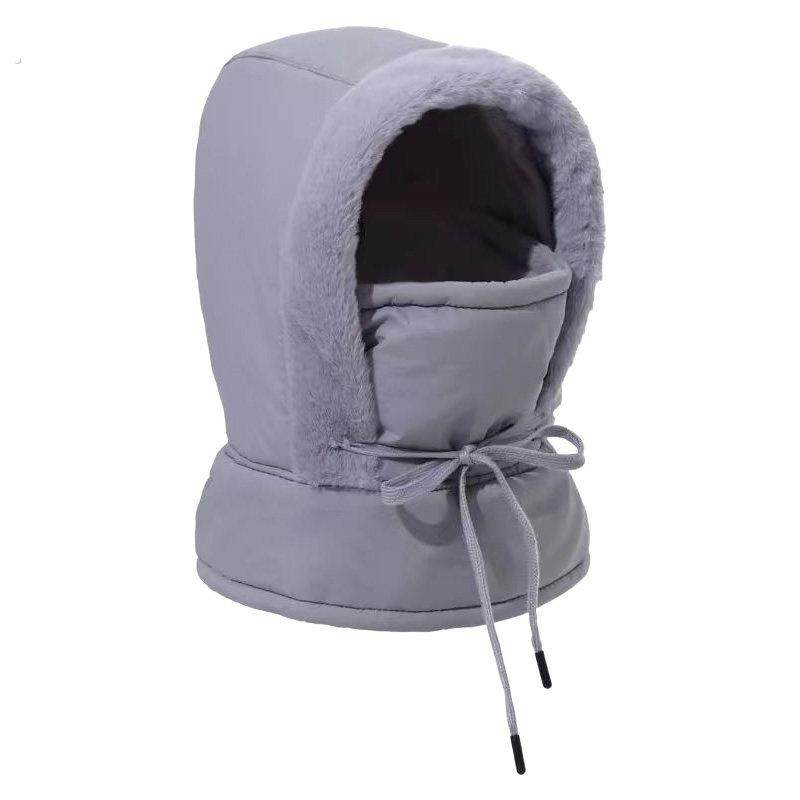 冬季骑车保暖帽子女护耳加绒加厚防寒面罩围脖一体帽防风骑行帽,淘宝优惠券,粉丝福利购,淘宝优惠卷