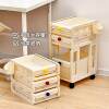 Dopamine under table storage box hole board spelled bean storage shelf living room drawer type floor-standing removable storage push