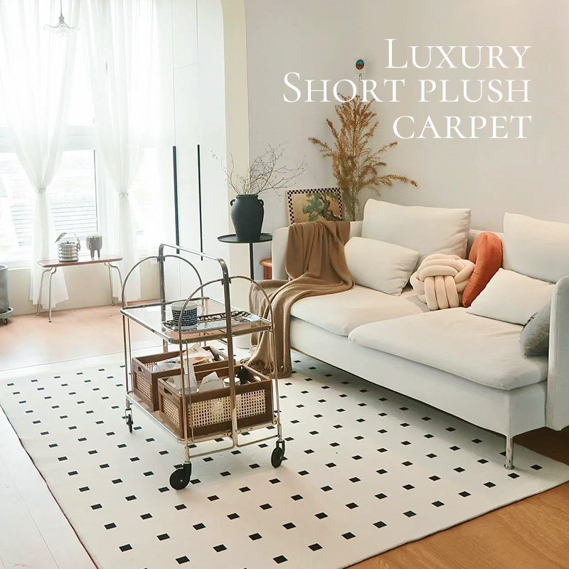 侘寂风床边毯地毯卧室防摔防滑隔凉地垫卧室飘窗毛毯垫家用仿羊绒,淘宝优惠券,粉丝福利购,淘宝优惠卷