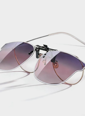 超轻夹片式偏光防眩光开车墨镜