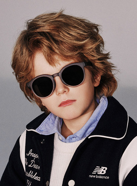 儿童椭圆偏光防晒可折叠太阳镜