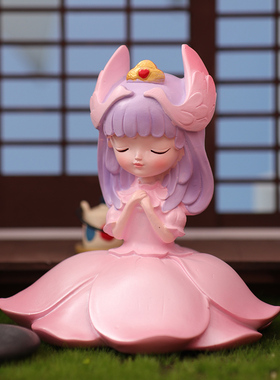 烘焙蛋糕装饰唯美梦幻女孩客厅摆件公主少女心生日礼物甜品台装扮