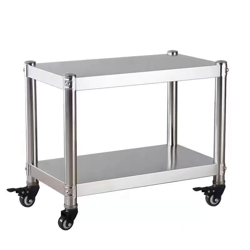 加厚厨房置物架带轮子三层可移动微波炉烤箱多3层滑轮架落地台面,淘宝优惠券,粉丝福利购,淘宝优惠卷