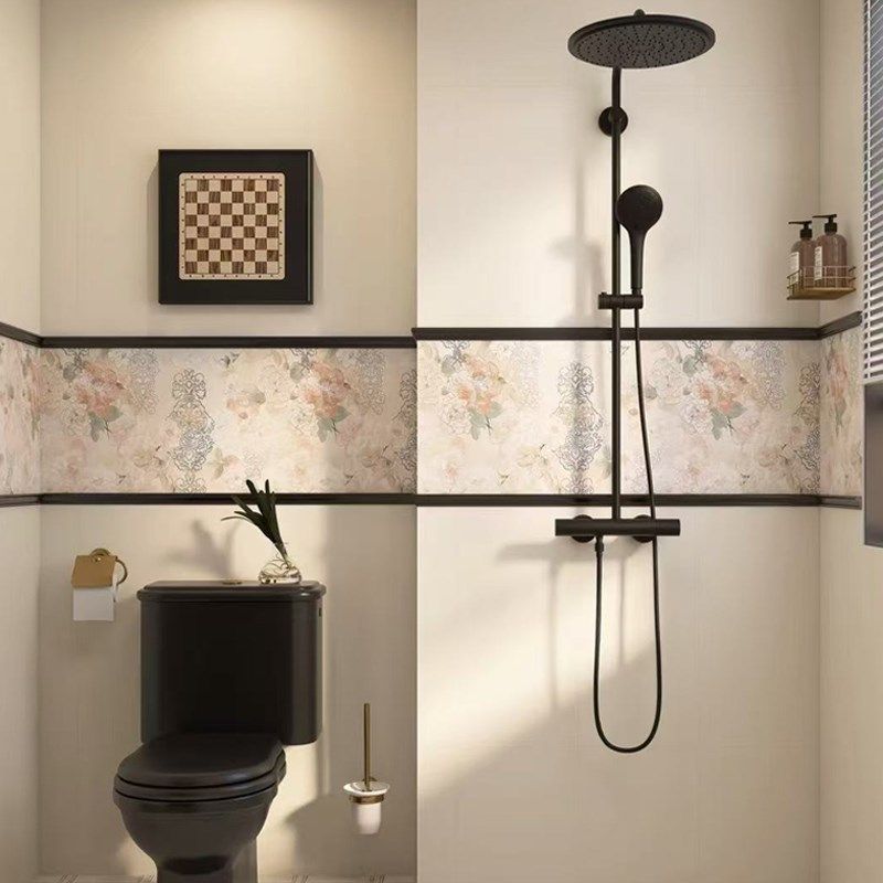 复古美拉德风PVC自粘墙贴纸防水防潮墙纸浴室卫生间瓷砖墙壁纸贴,淘宝优惠券,粉丝福利购,淘宝优惠卷