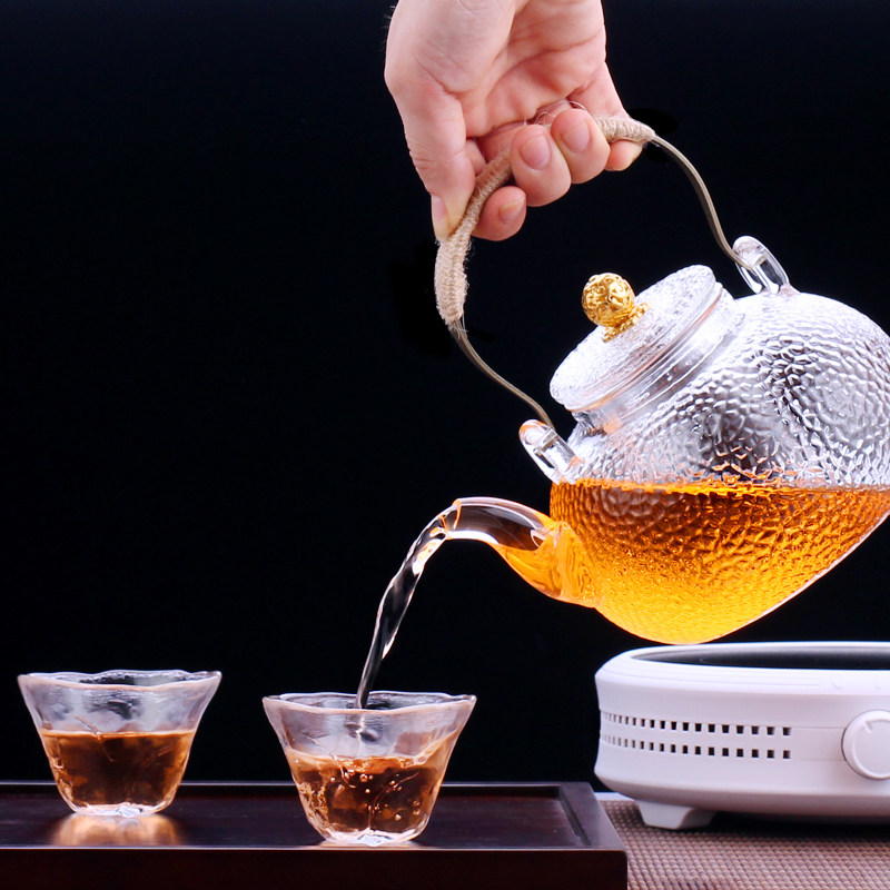 大容量锤纹玻璃提梁煮茶壶普洱白茶电陶炉耐高温烧水养生泡茶壶,淘宝优惠券,粉丝福利购,淘宝优惠卷