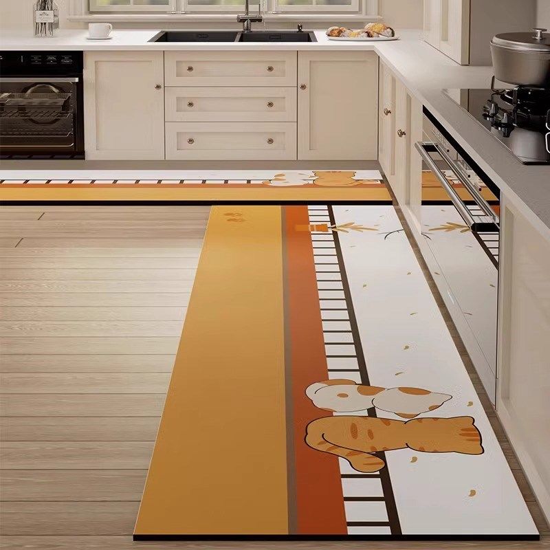 厨房地垫防滑防油专用脚垫洗手台台面吸水垫家用可擦免洗长条地毯,淘宝优惠券,粉丝福利购,淘宝优惠卷