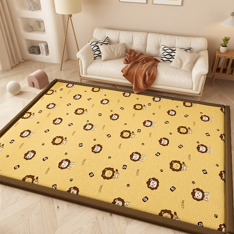加厚儿童爬爬垫客厅地毯睡觉打地铺满铺防摔地垫秋冬卡通床边卧室,淘宝优惠券,粉丝福利购,淘宝优惠卷