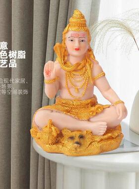 创意特色合成树脂湿婆神像工艺品摆件现代家居装饰品