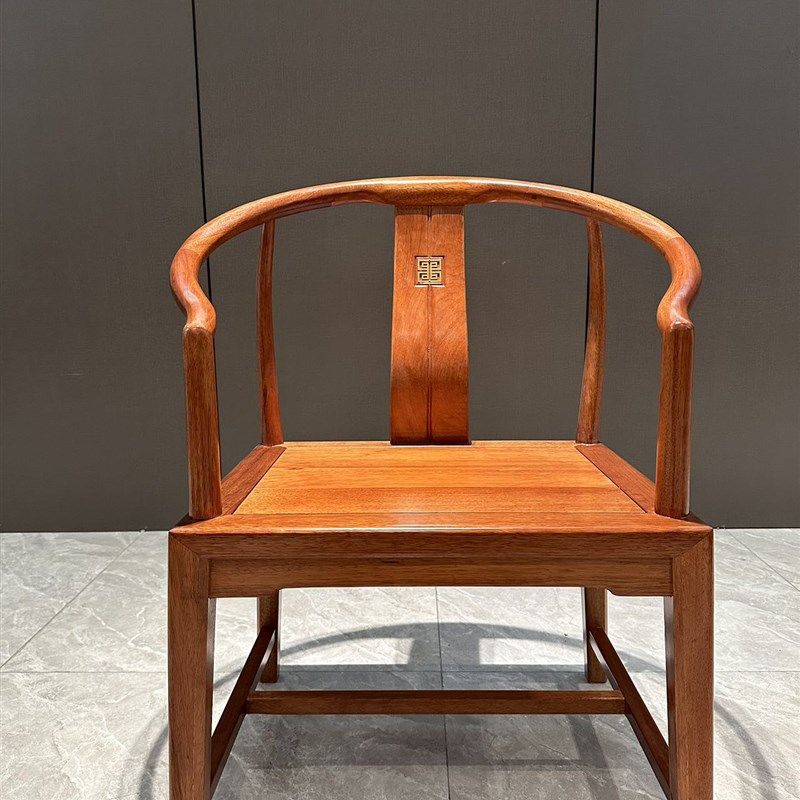 红木主人椅菠萝格中式喜上枝头椅太师椅办公书桌茶台椅金花梨家具,淘宝优惠券,粉丝福利购,淘宝优惠卷