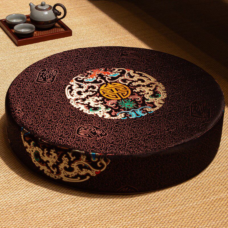 Meditation futon cushion Zen home ground sitting post kowtow to worship Buddha incense kneeling cushion bay window tatami sitting cushion